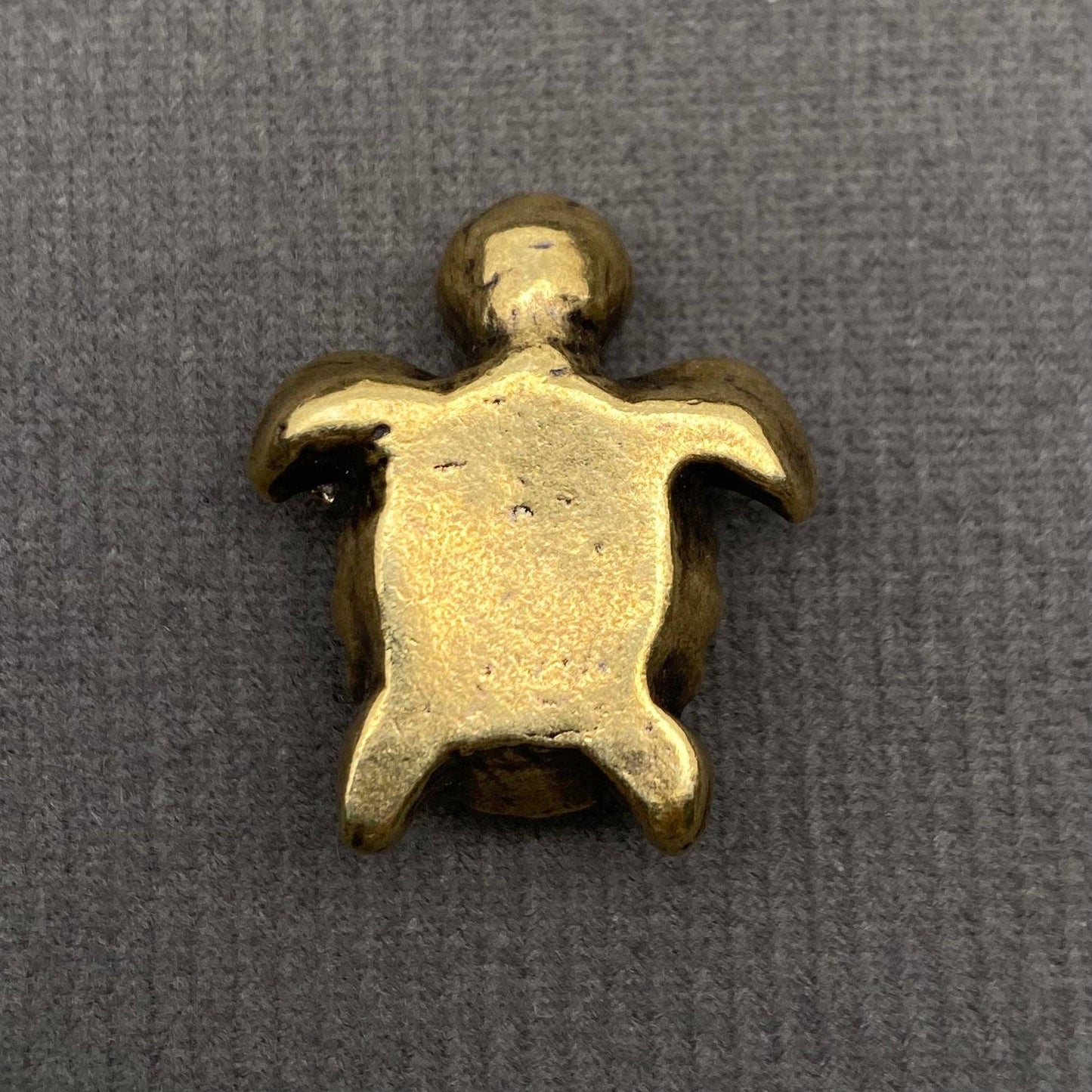 Mini Brass Turtle Figurine - Desktop Ornament/Decor