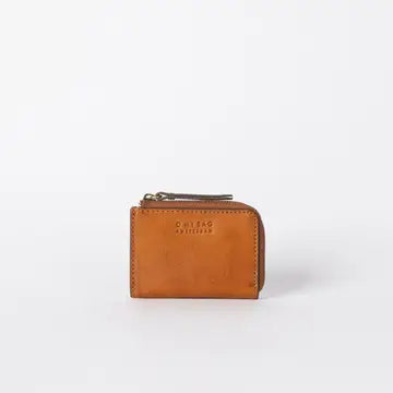Leather Coin Purse Coco - Cognac Classic Leather