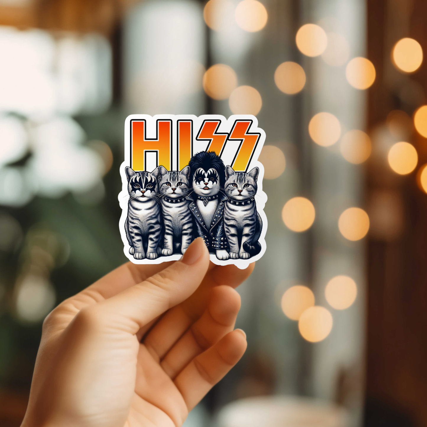 HISS Cats Sticker