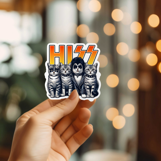 HISS Cats Sticker