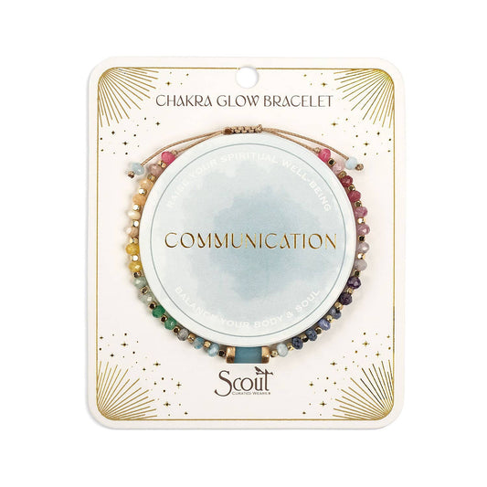 Chakra Glow Bracelet - Communication/Throat/Gold