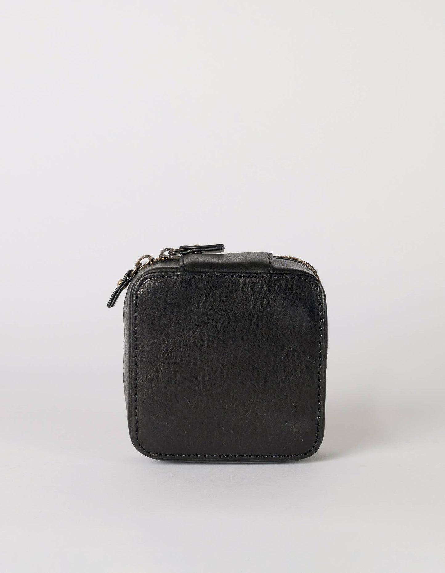 Leather Jewelry Box - Black Stromboli Leather
