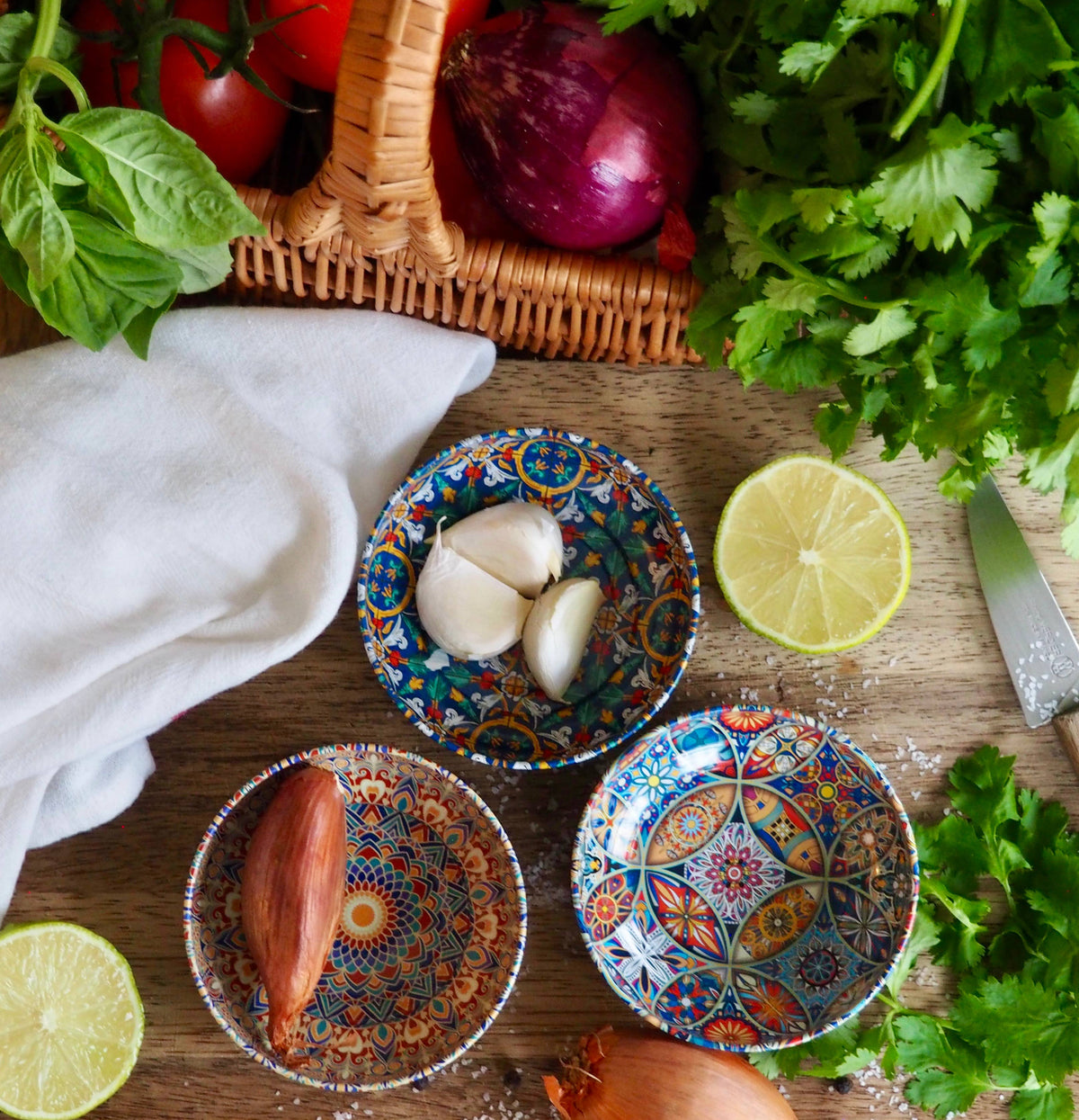 Derya Mini Metal Serving Bowl