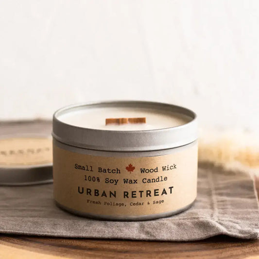 Urban Retreat Cabin Candle Tin