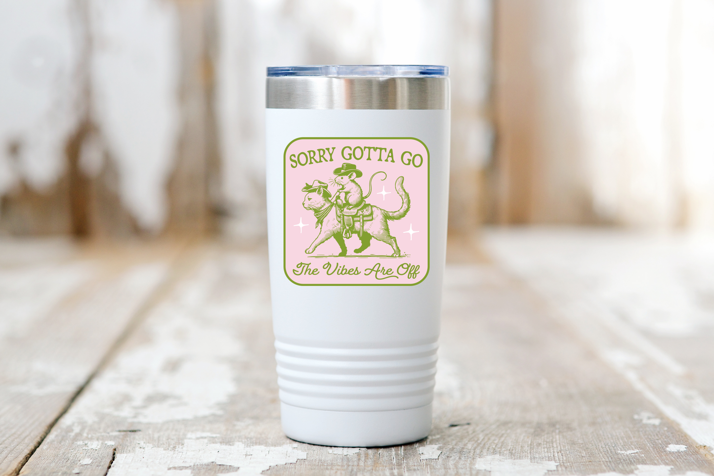 Sorry GTG The Vibes Are Off Sticker