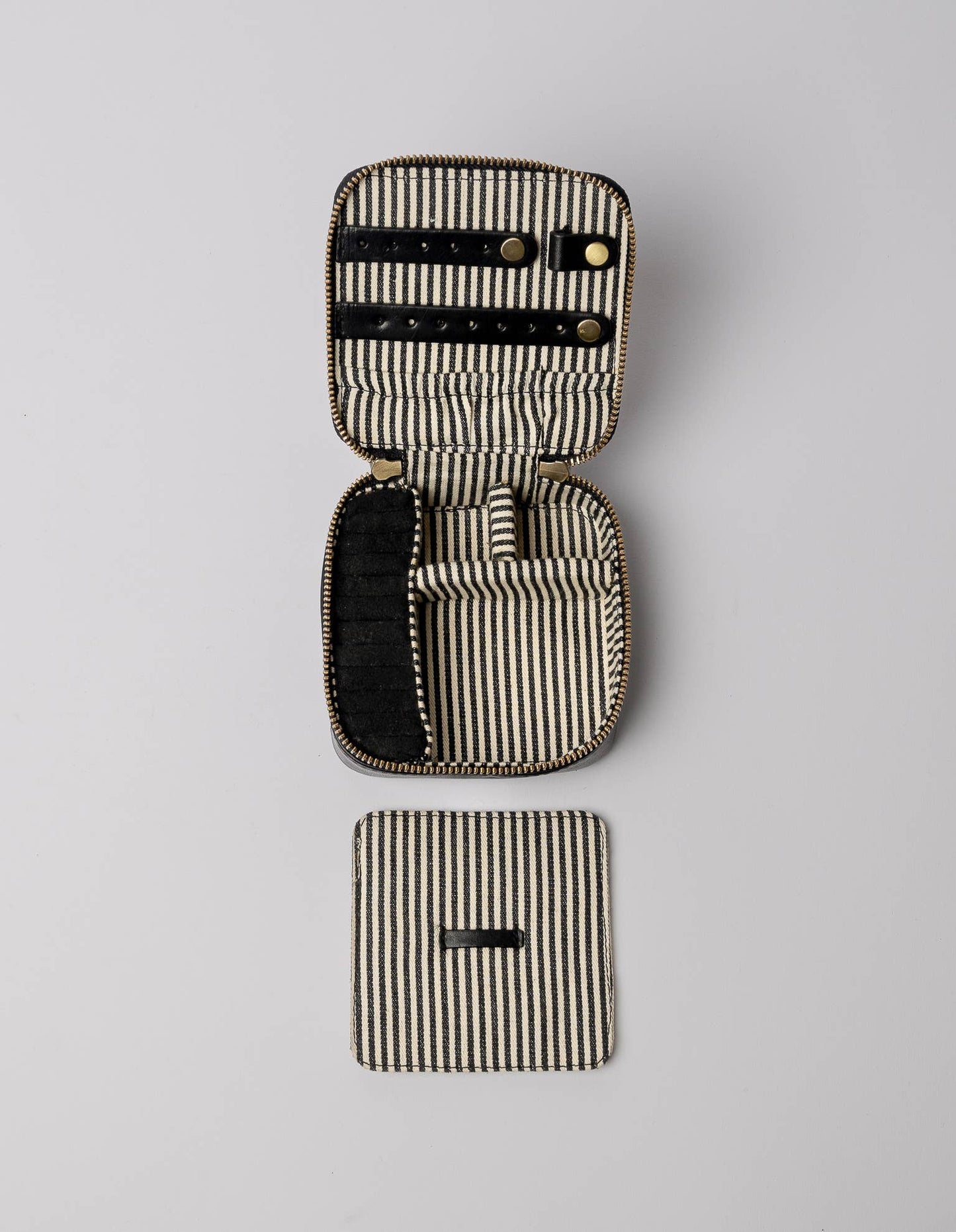 Leather Jewelry Box - Black Stromboli Leather