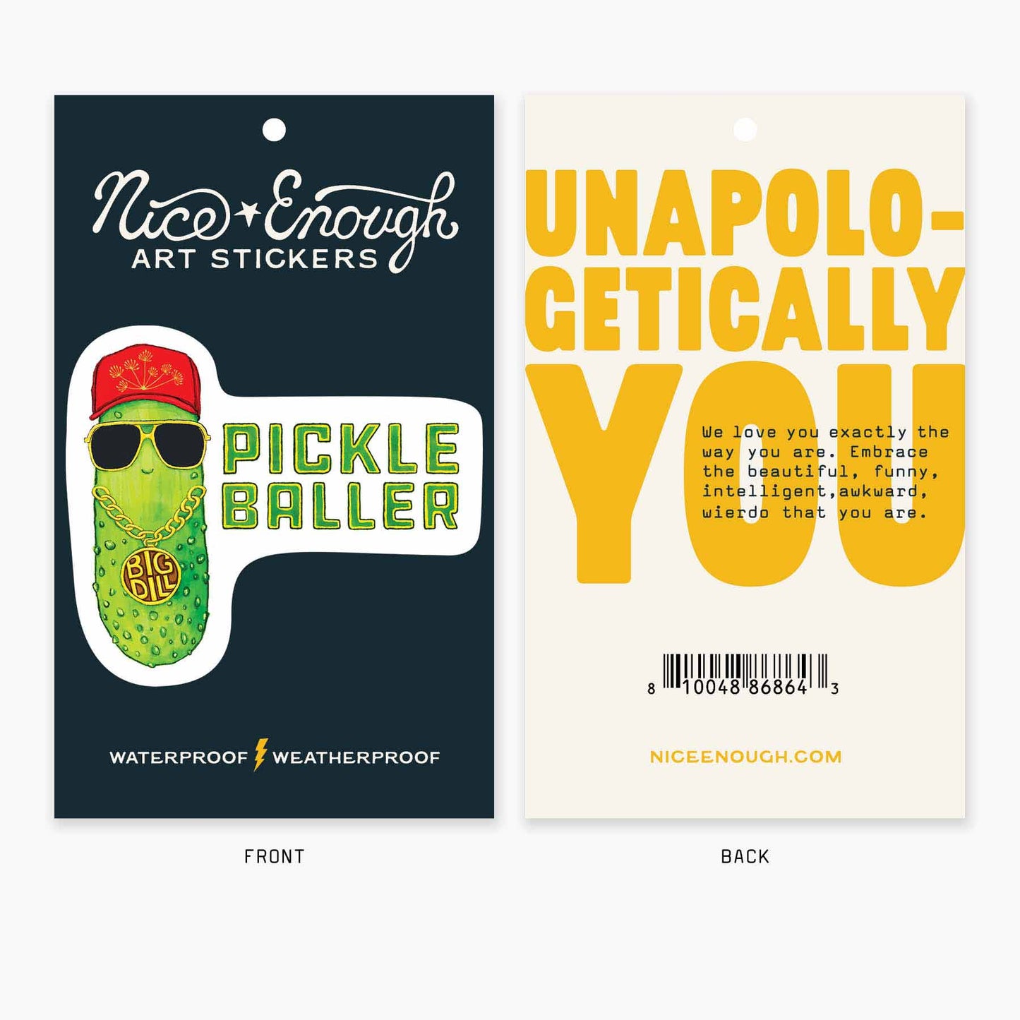 Pickle Baller Sticker