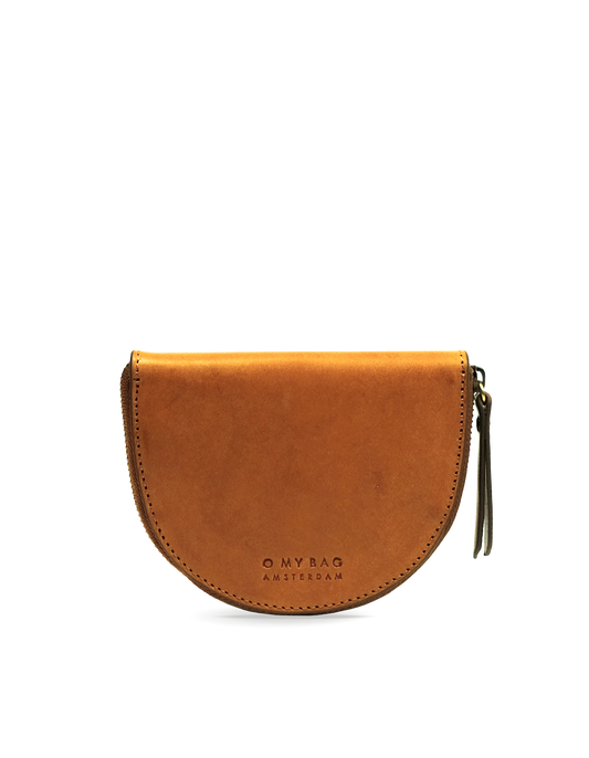 Leather Purse Laura - Cognac Classic Leather