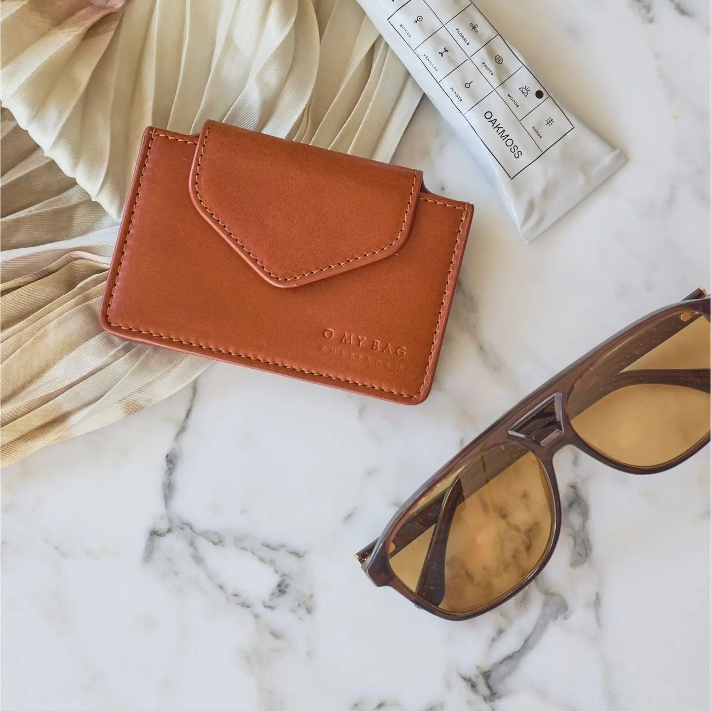 Harmonica Wallet - Cognac Classic Leather
