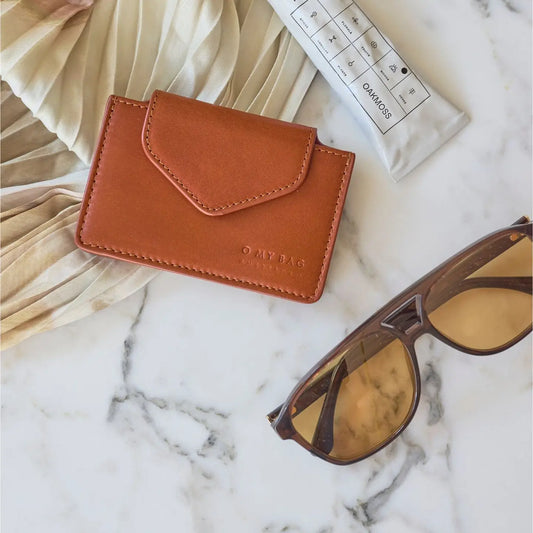 Harmonica Wallet - Cognac Classic Leather