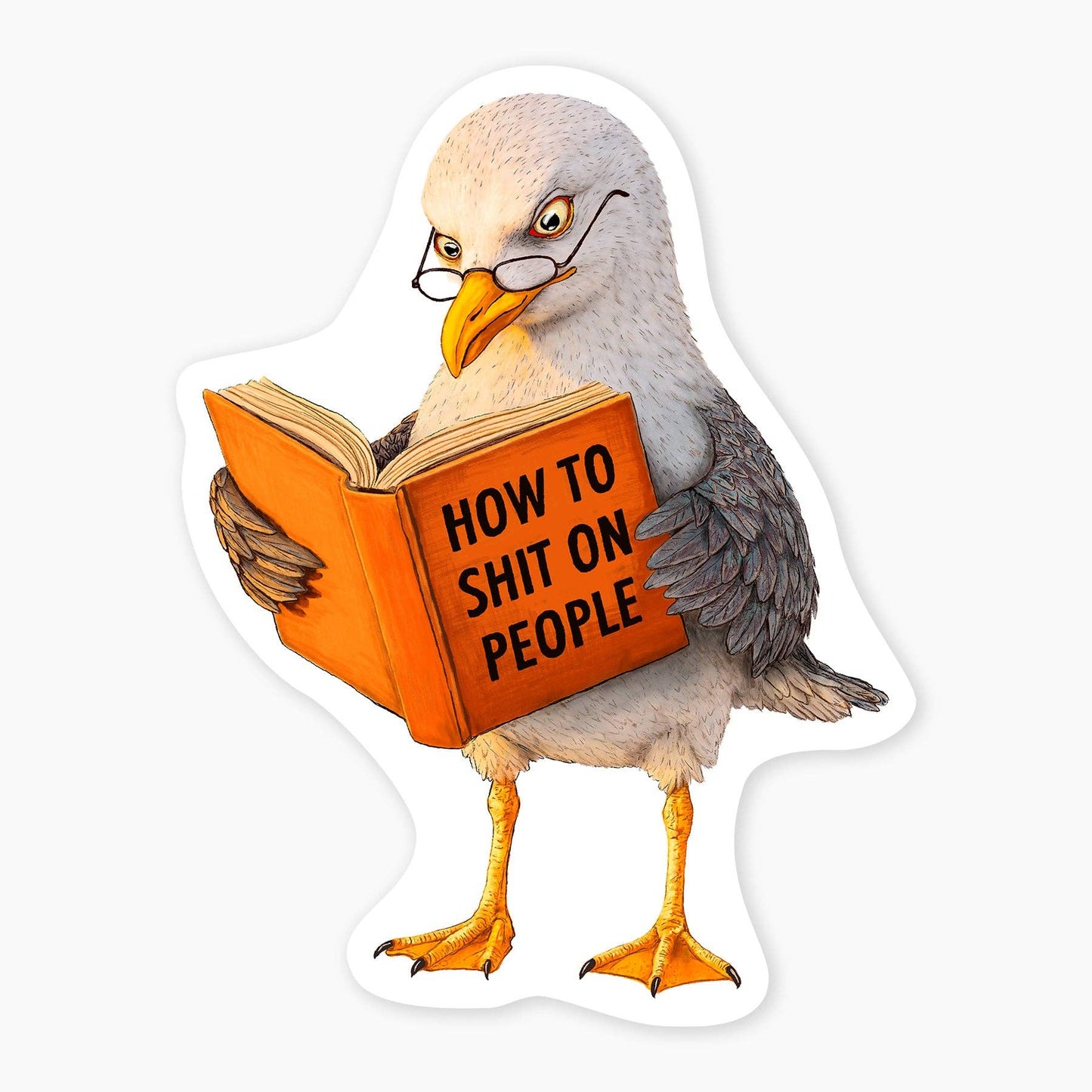 How to Shit on People - 3" Art Sticker