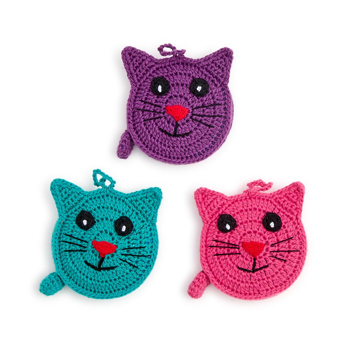 Hand Crocheted Kitty Cat Tape Measure