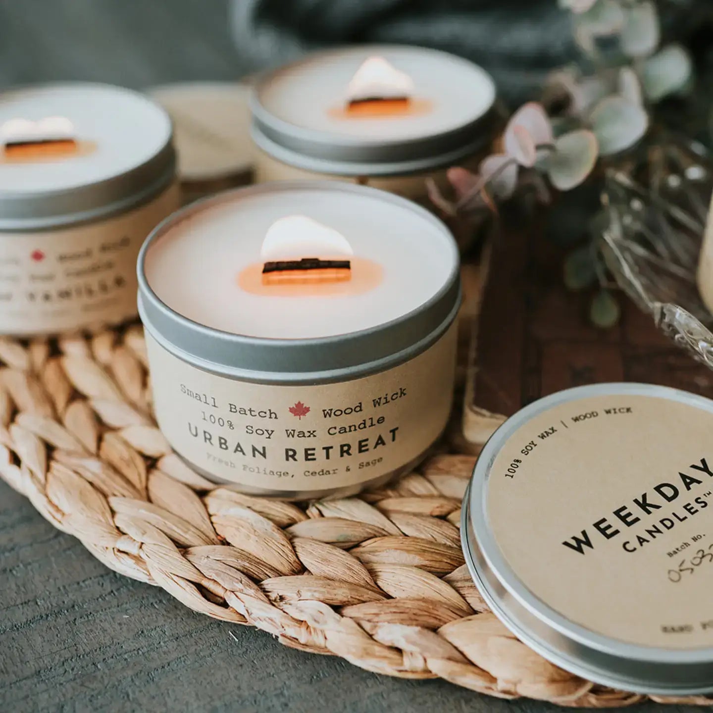 Urban Retreat Cabin Candle Tin