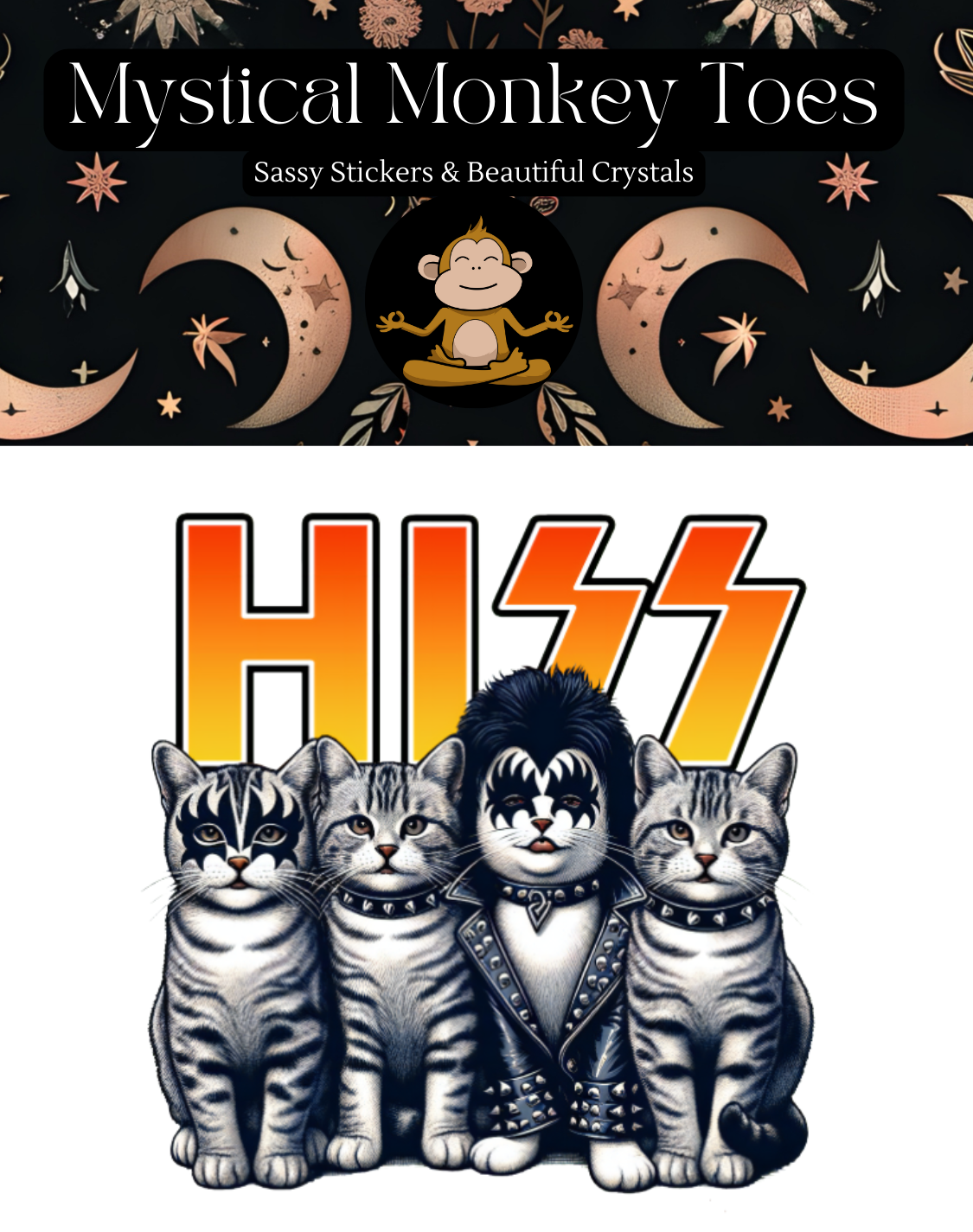 HISS Cats Sticker