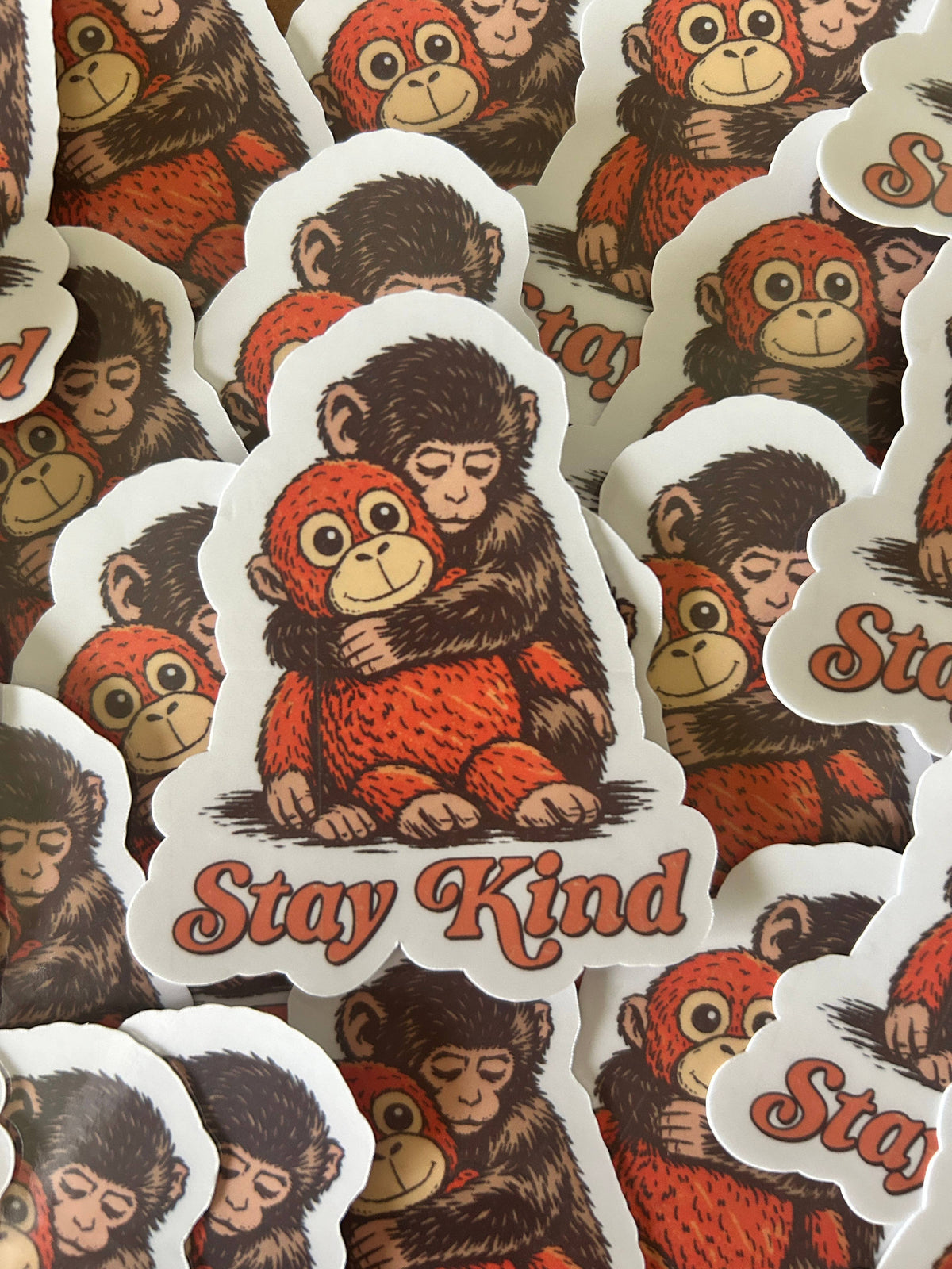 Stay Kind Monkey Sticker