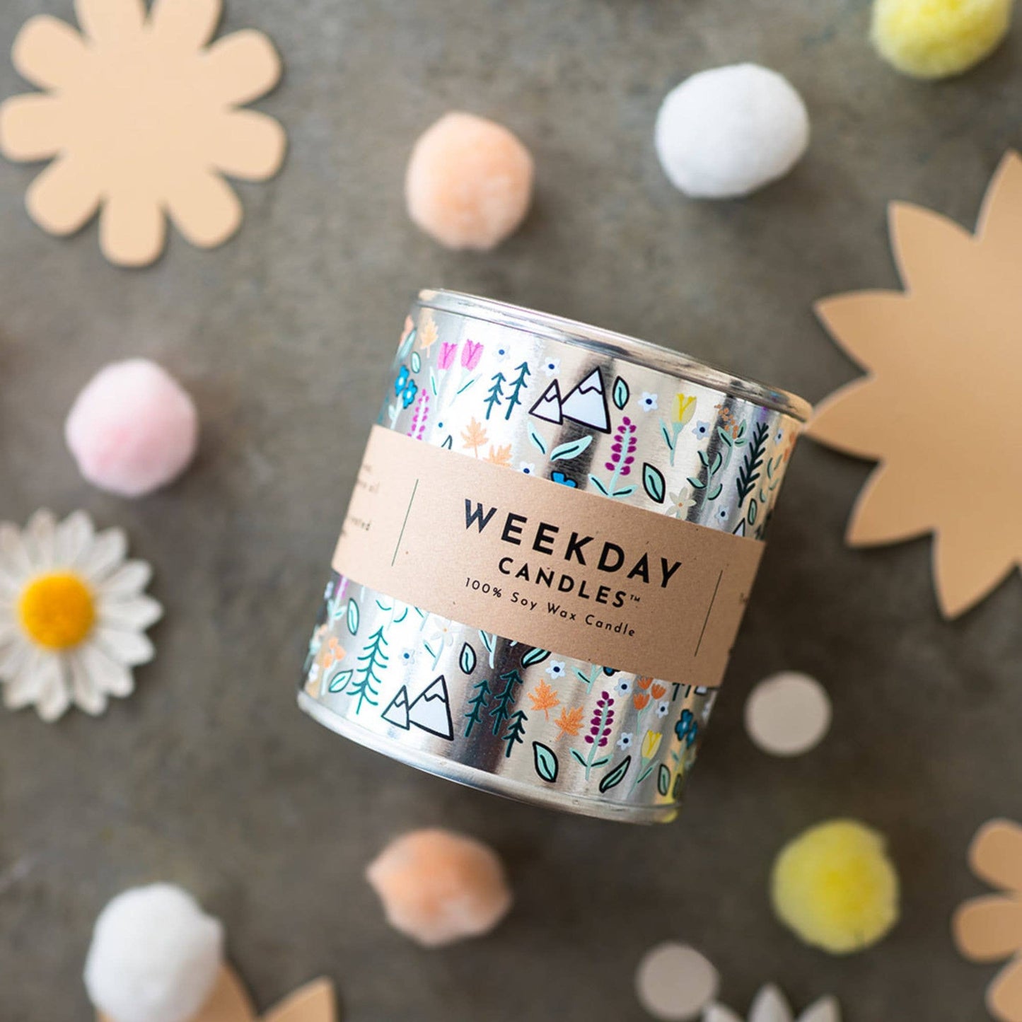 Mountain Air Paint Tin Candle