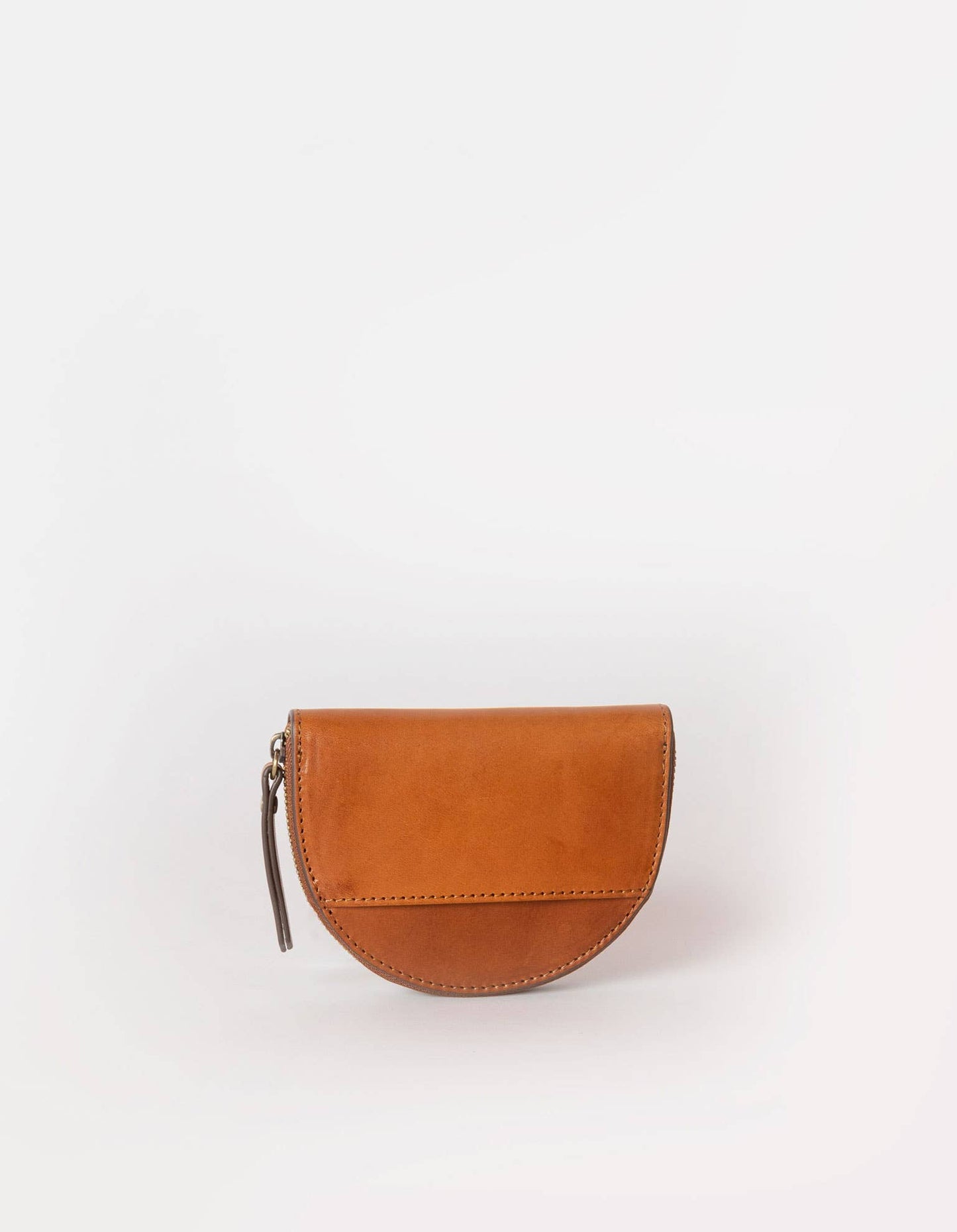 Leather Purse Laura - Cognac Classic Leather
