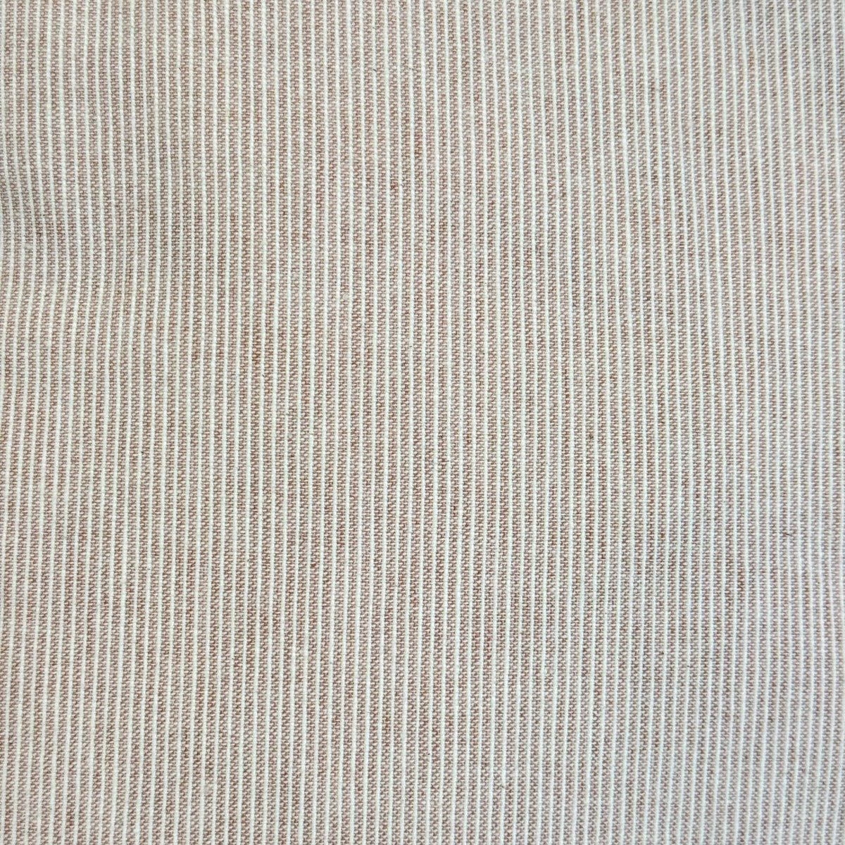 Close-up of gray and cream vertical pinstripes on the surface of the Striped Coin Purse by DE LA MUR LINE US Inc, highlighting its simple, repetitive linear jacquard pattern crafted in Barcelona.