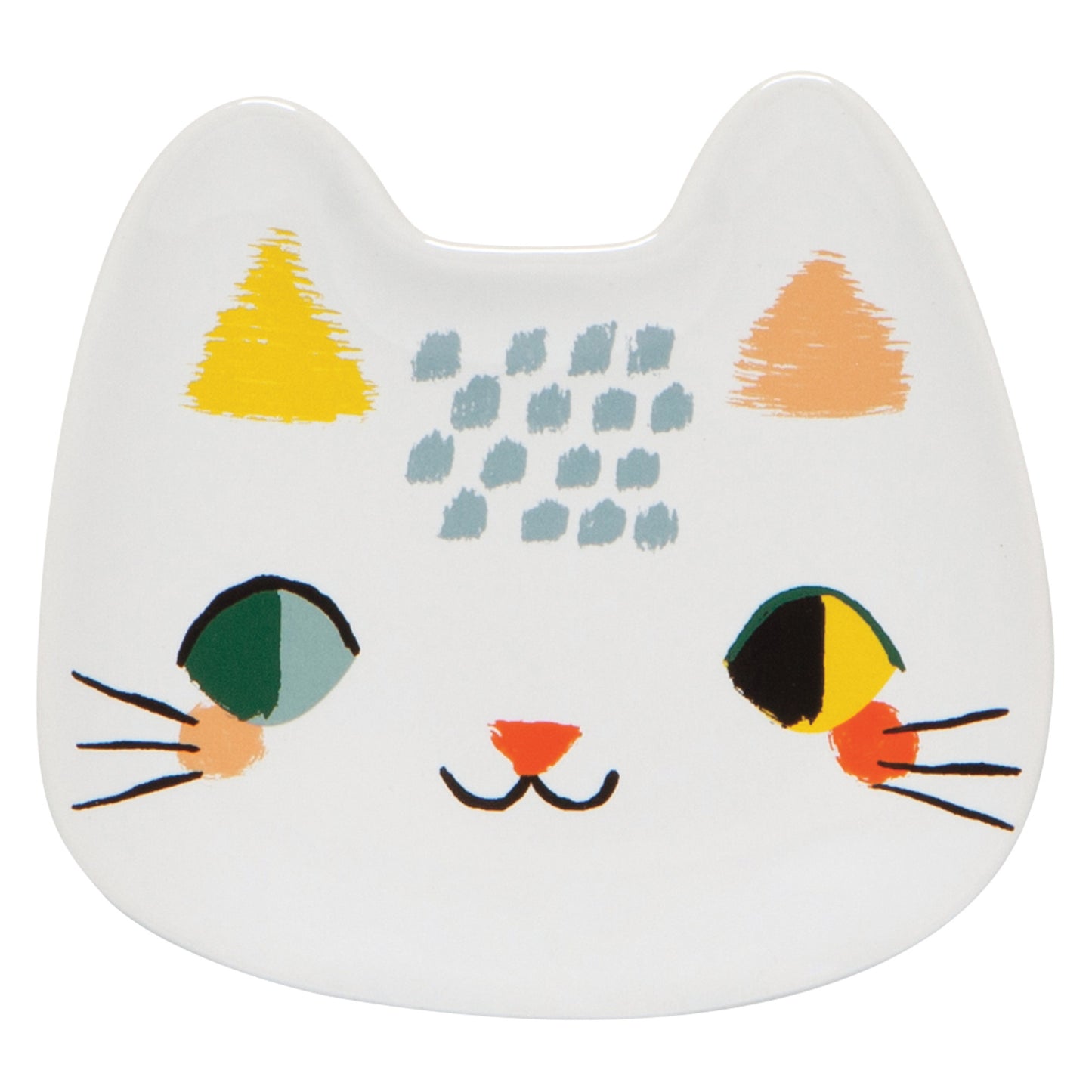 Cat Shaped Ceramic Tray