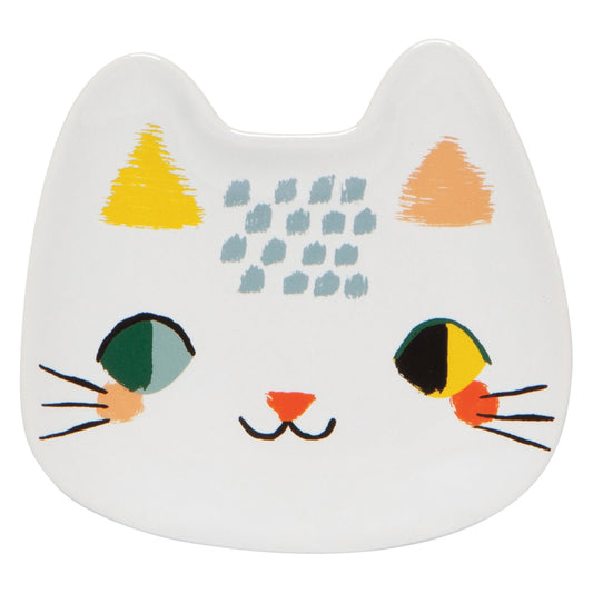 Cat Shaped Ceramic Tray