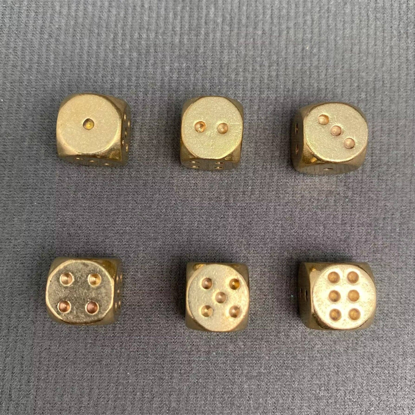Mini Brass Dice