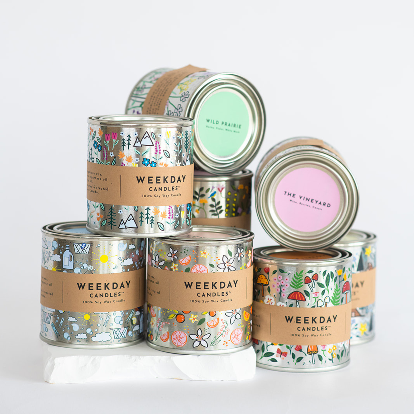 Alpine Meadow Paint Tin Candle
