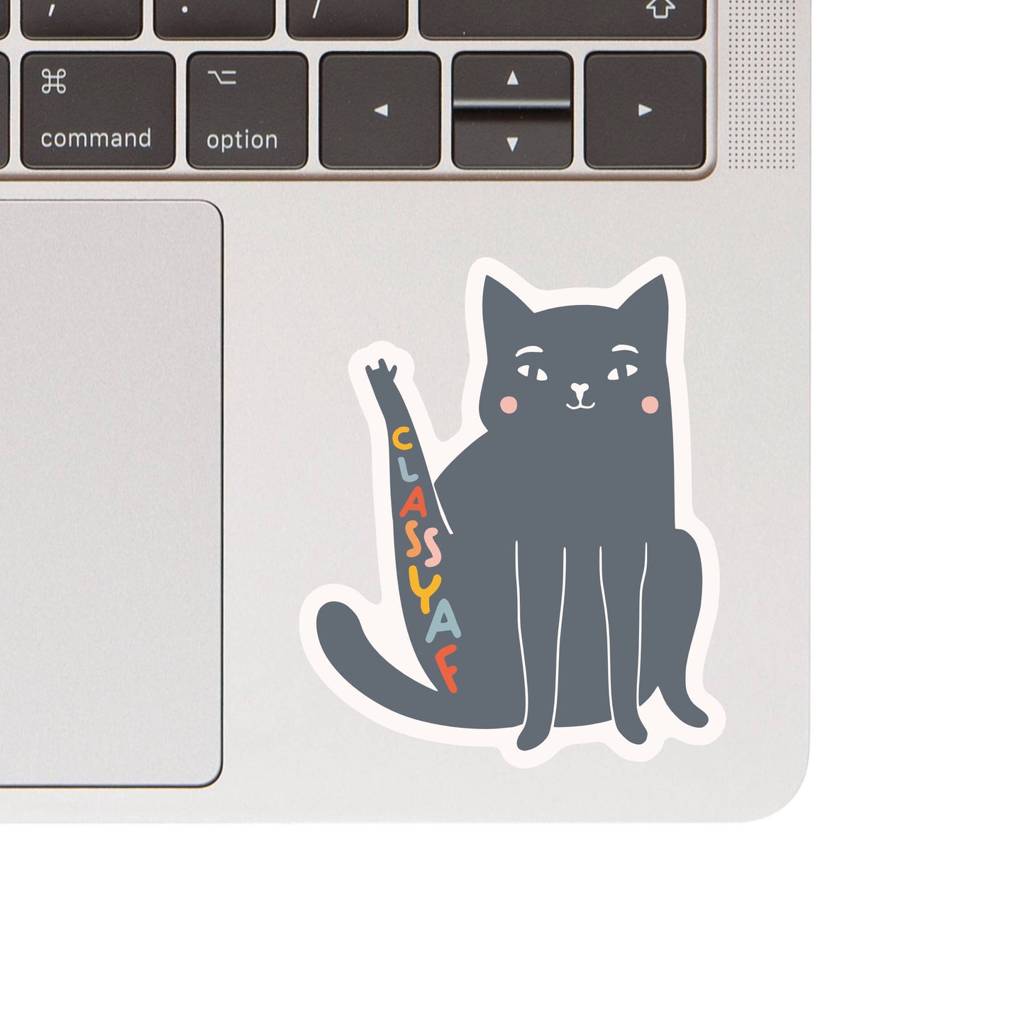 Classy AF Cat Sticker