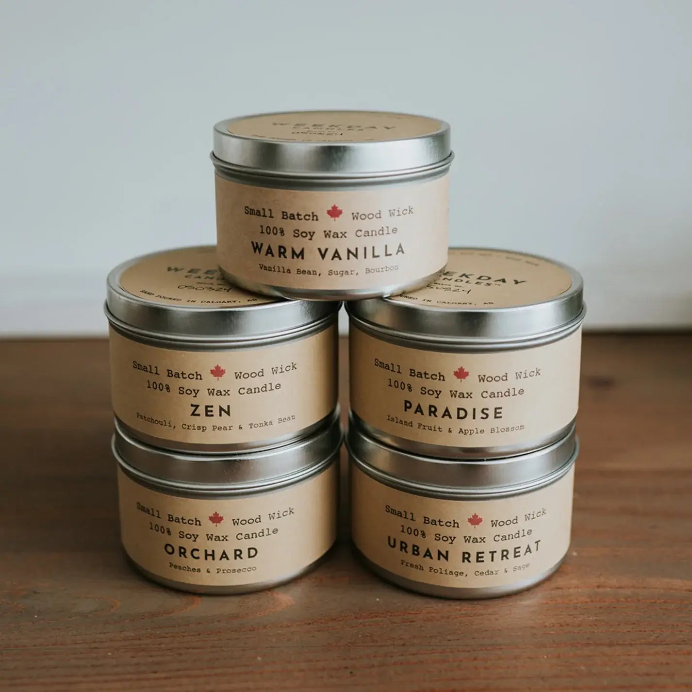 Urban Retreat Cabin Candle Tin