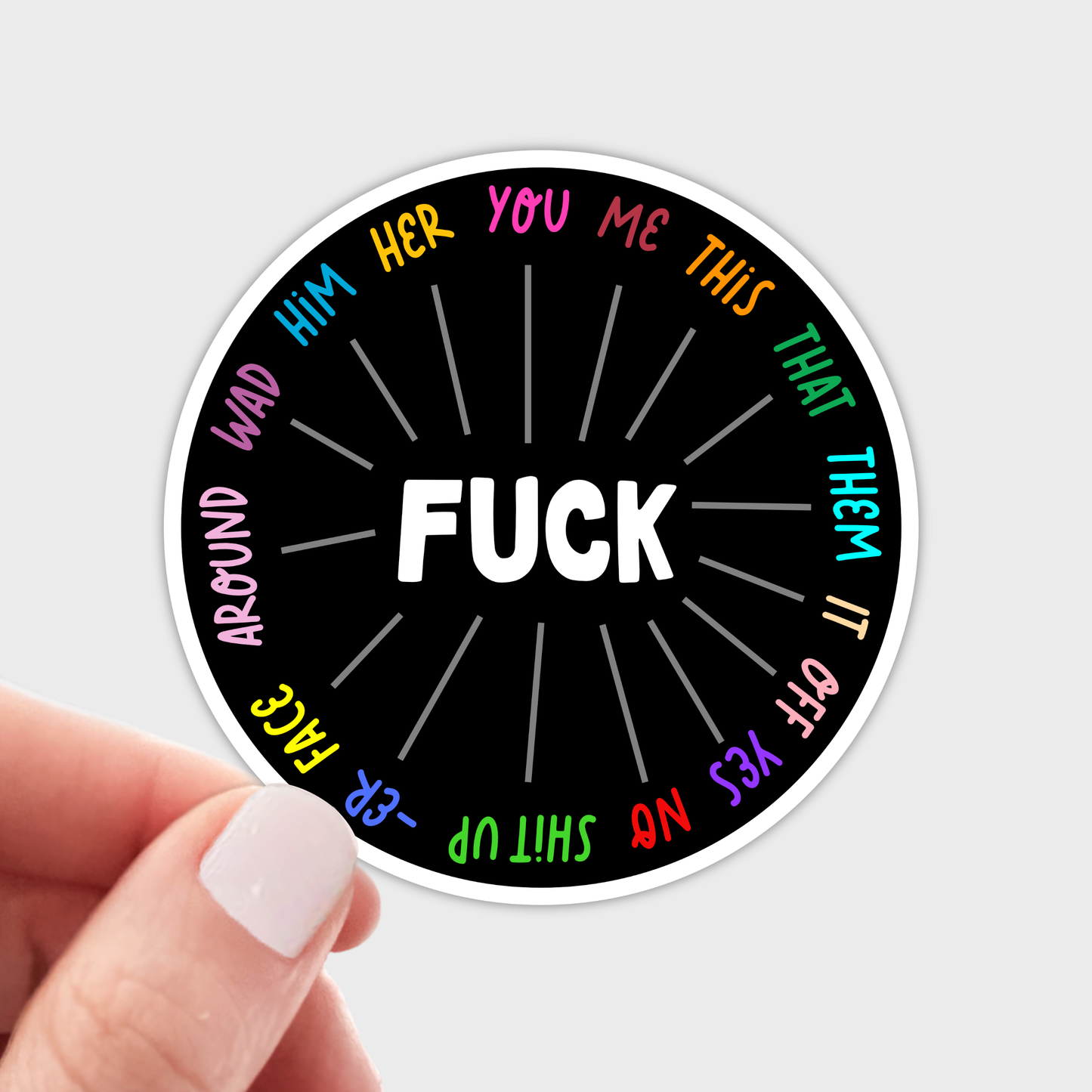 Fuck Wheel Sticker