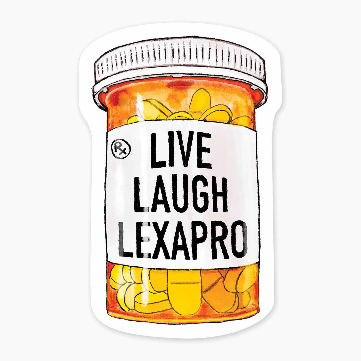 Live Laugh LexaPro Sticker