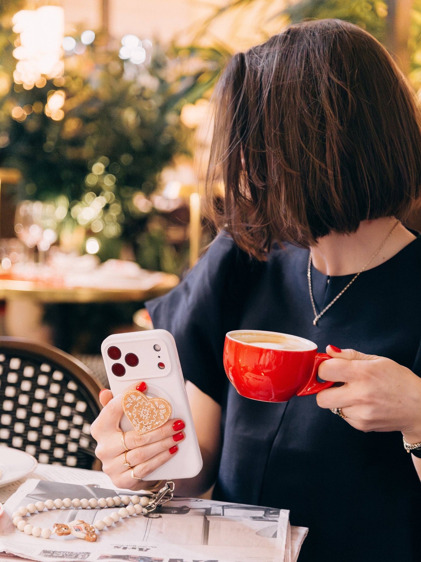 Paisley Heart Phone Grip/Pop-Socket