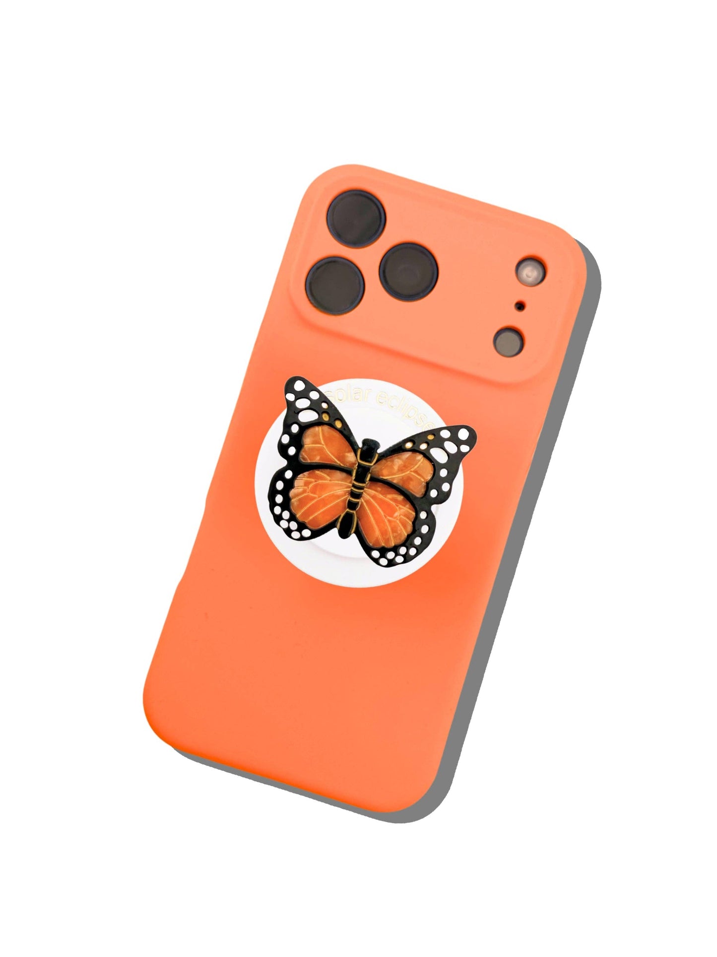 Hand-painted Monarch Butterfly GripCharm