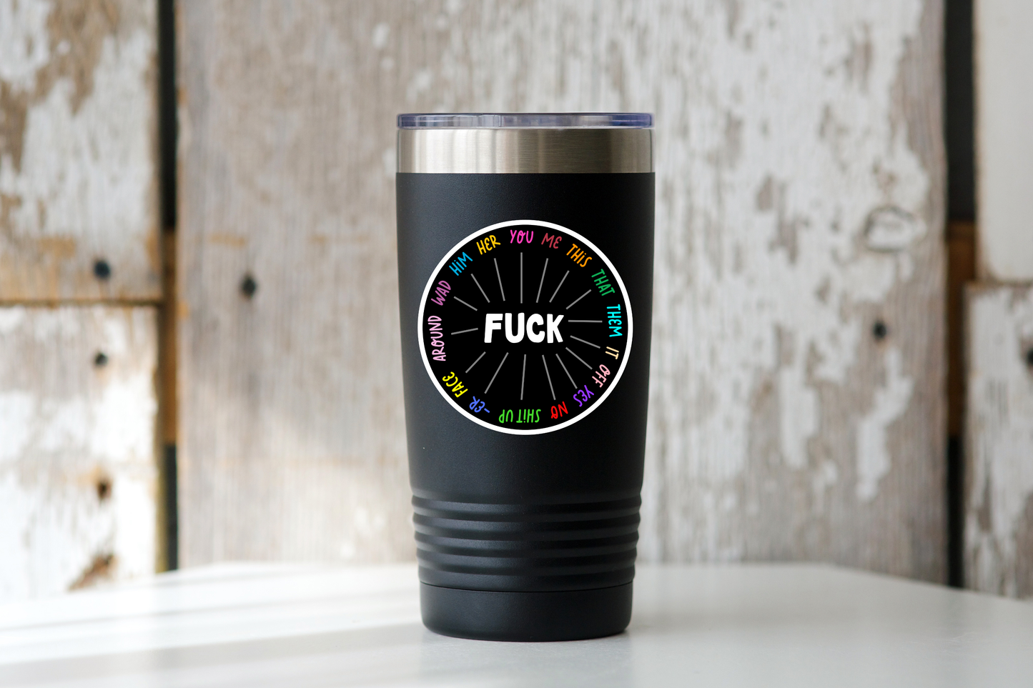 Fuck Wheel Sticker