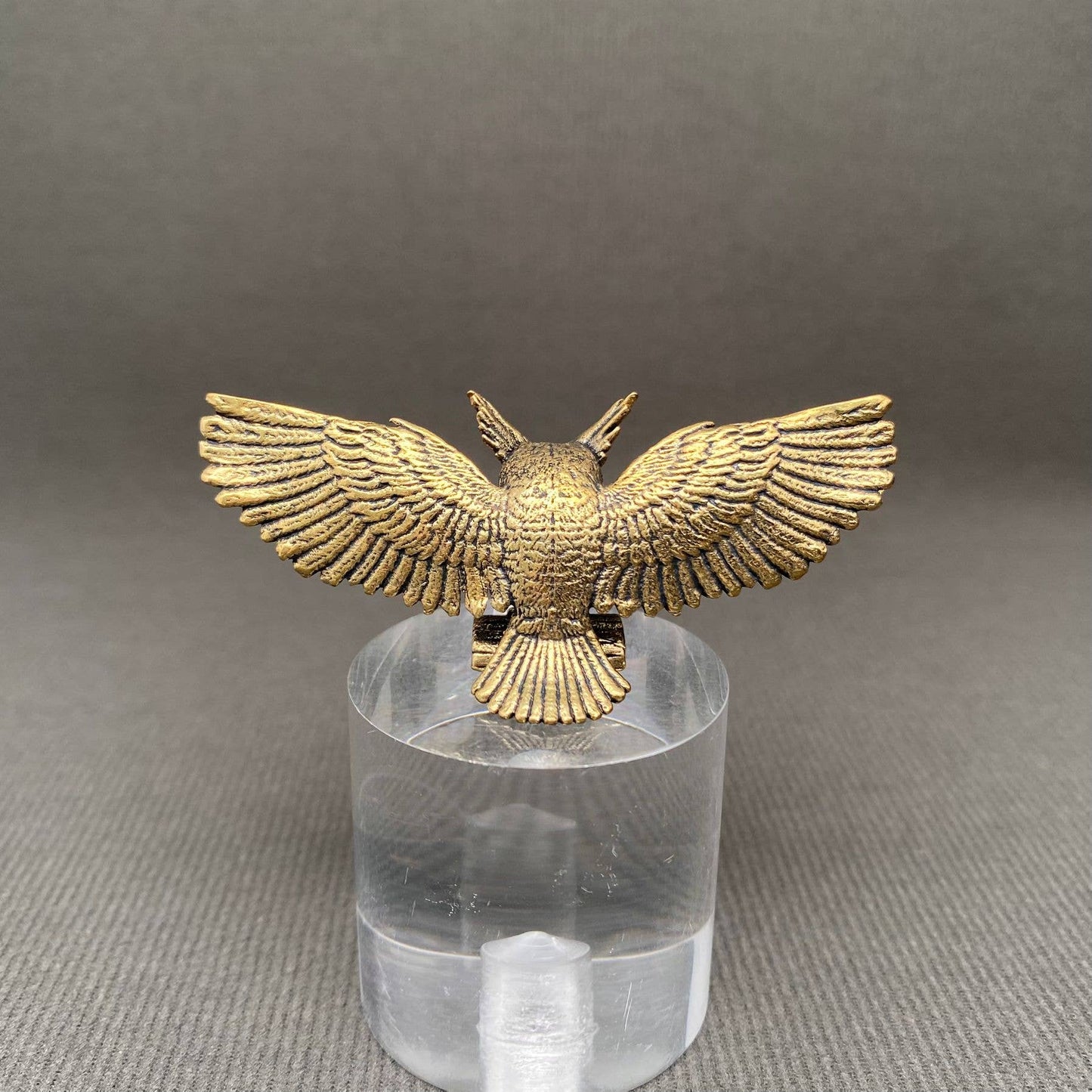 Owl Brass Mini Figurine - Desktop Ornament/Decor