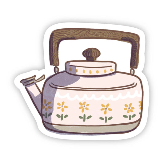 Floral Teapot Sticker