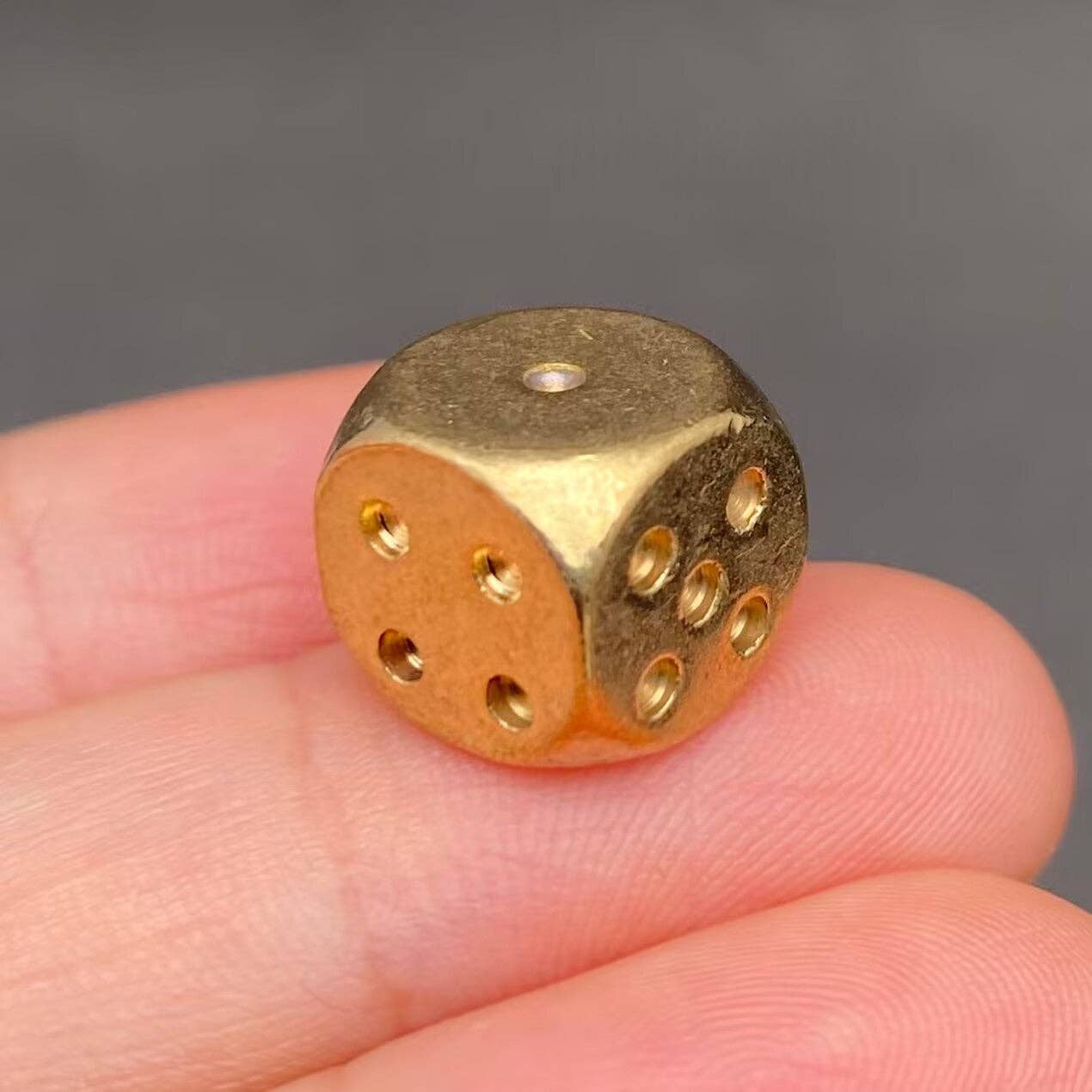 Mini Brass Dice