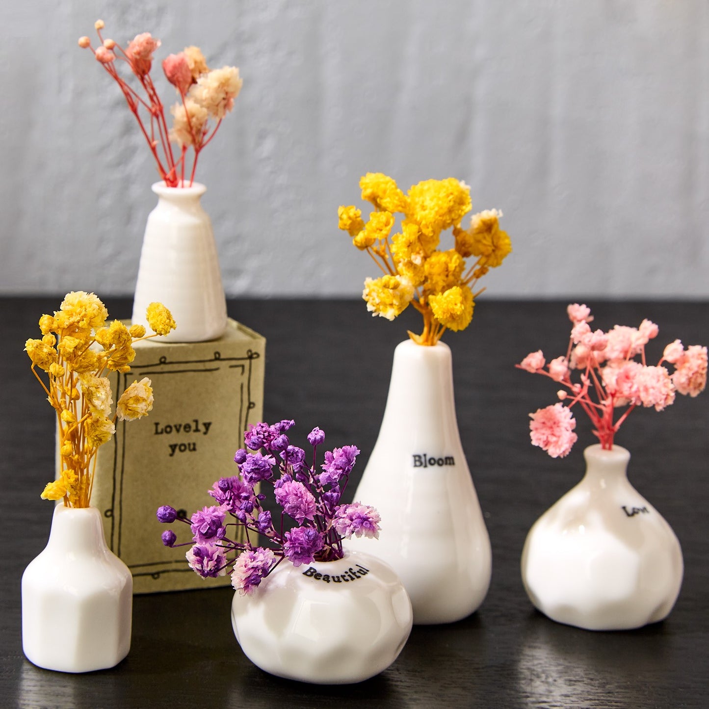 Little Vase with Flower - Matchbox Gift