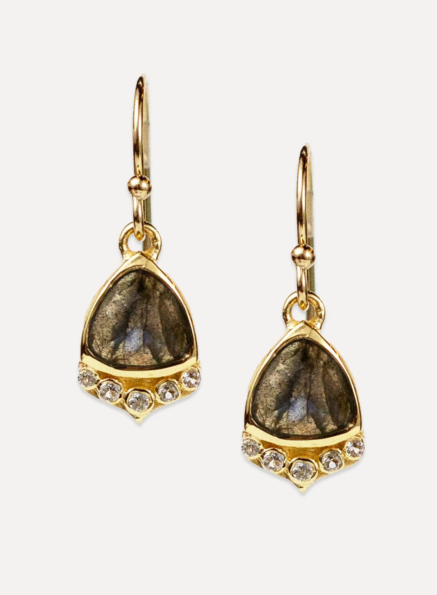 Chloe Earrings - Labradorite