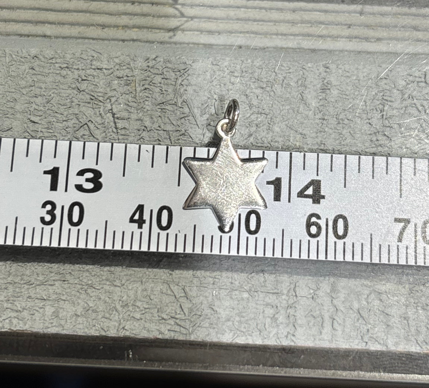Plain Star Of David Pendant Only - Sterling