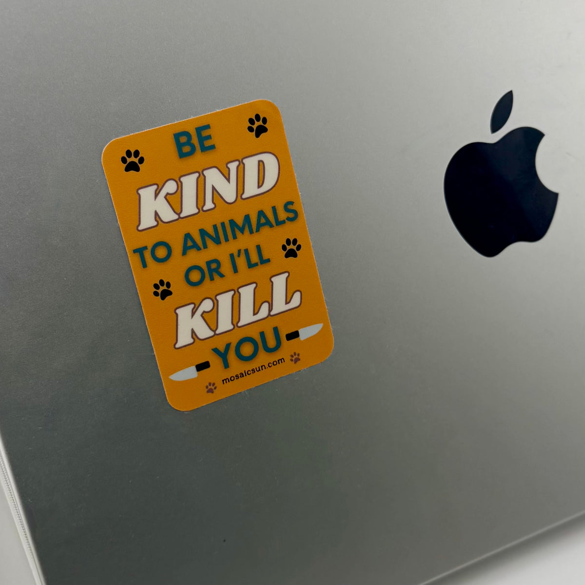 Be Kind to Animals Sticker