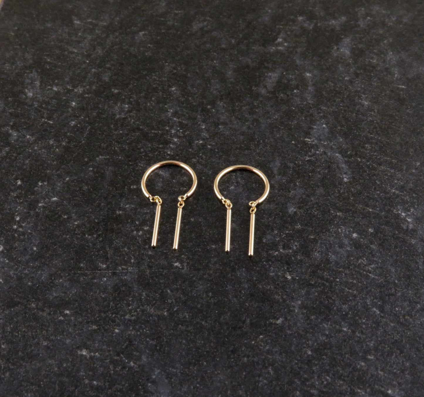 14k Gold Baby 'Chime' Threader Earrings