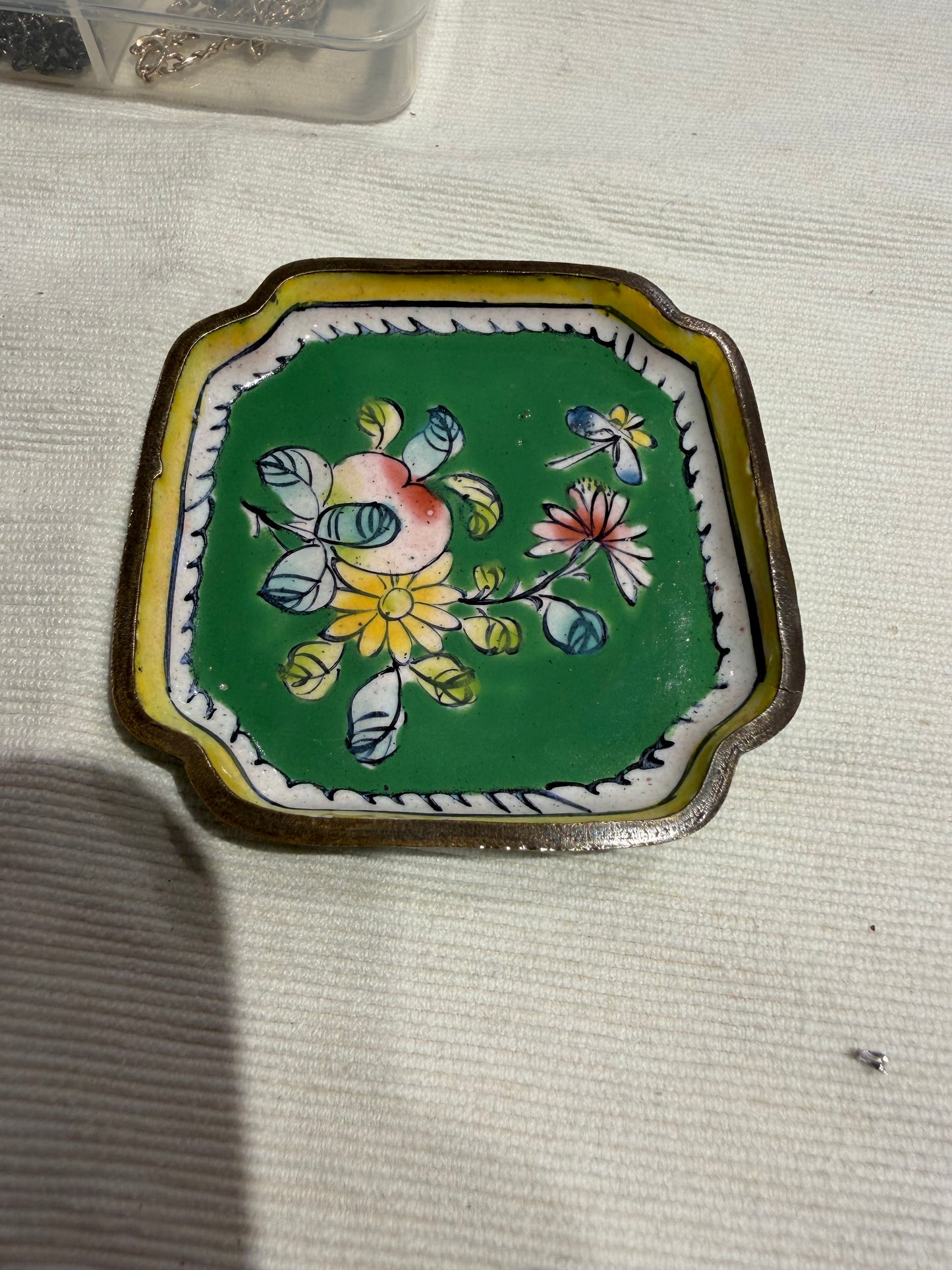 Vintage Small Painted Dish