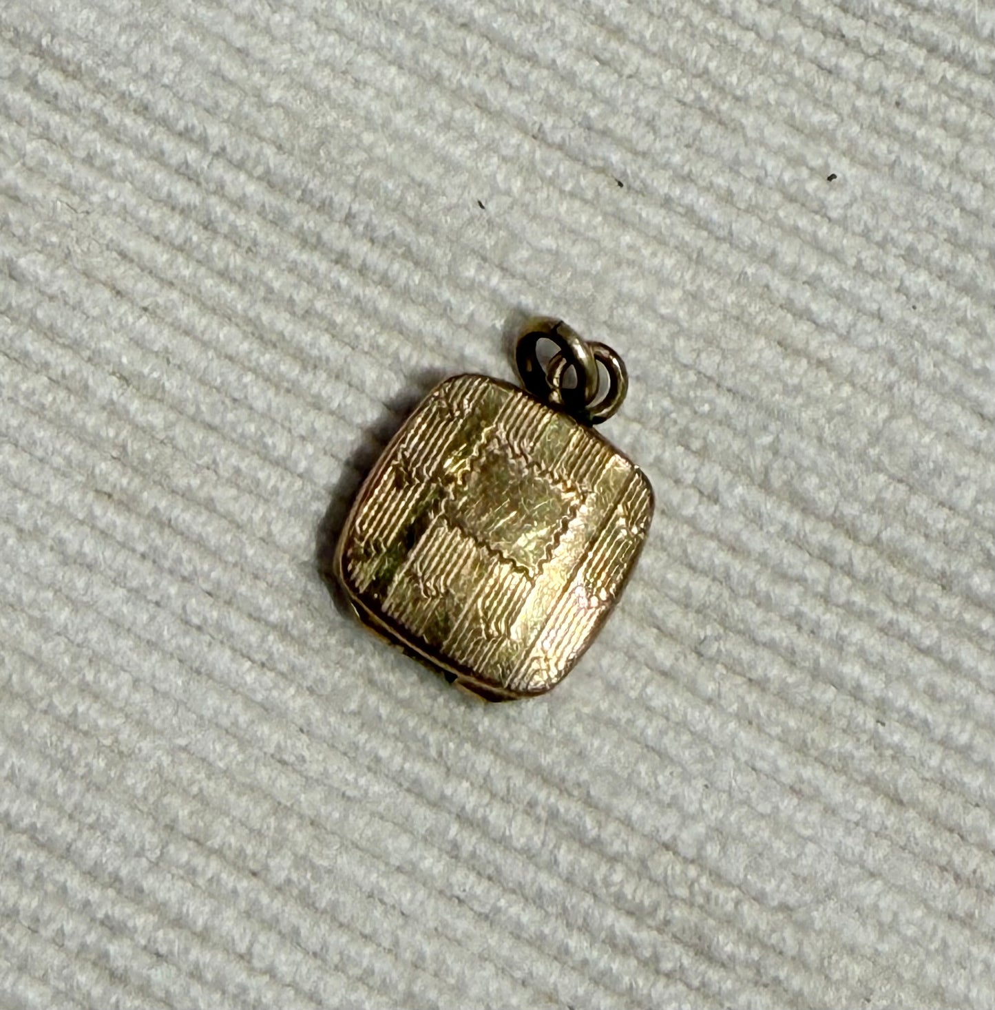 Vintage SM Gold Filled Square Locket
