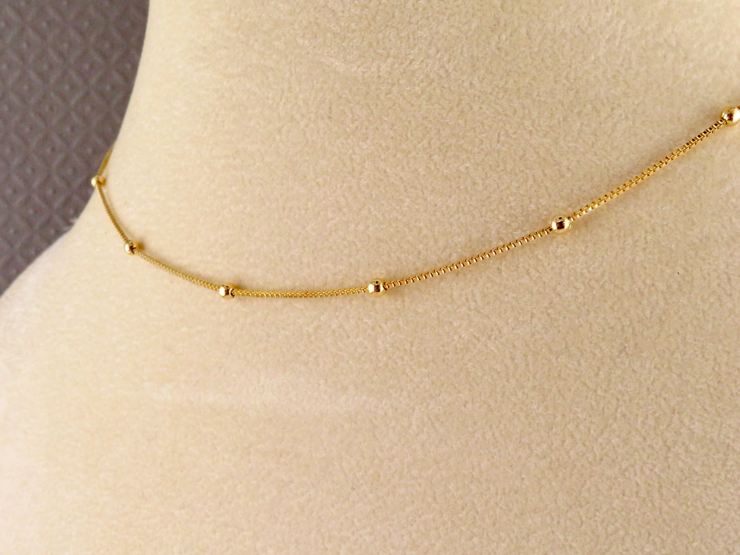Gold Filled Station Ball Chain
