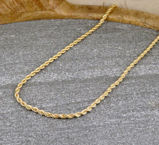 Gold Filled Rope Chain