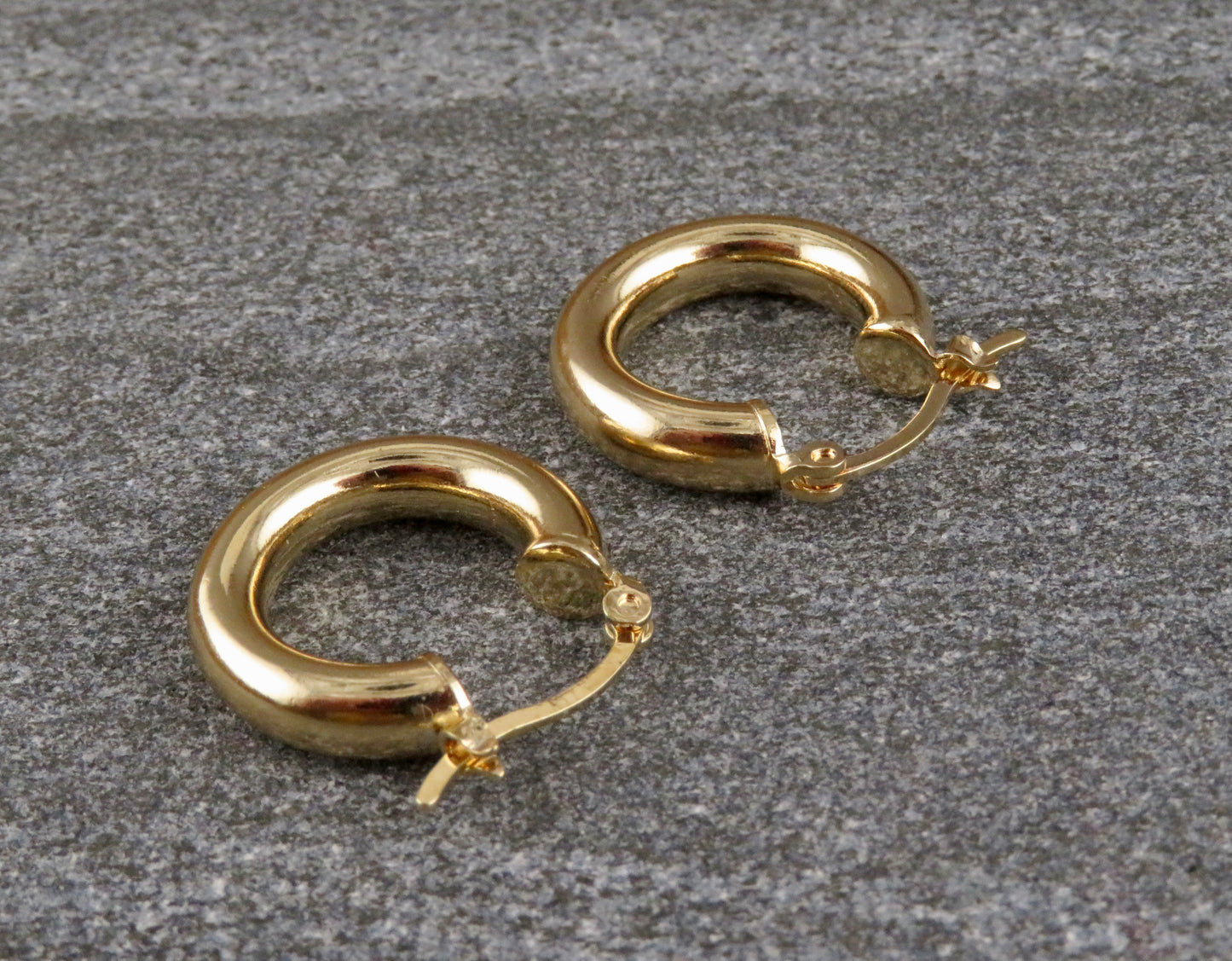 Gold Filled Latched Hoop Earrings - Small