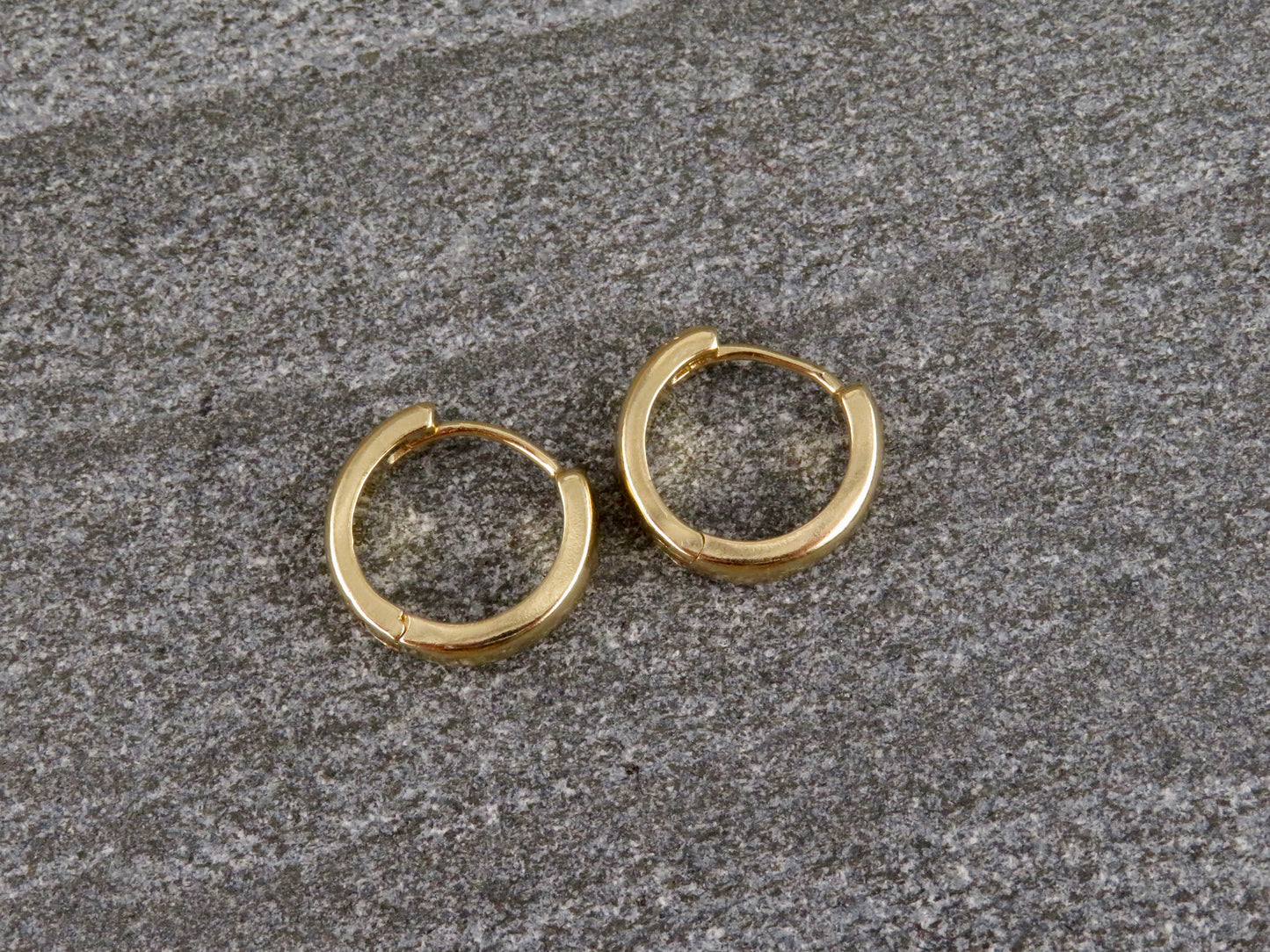 Gold Filled Clicker Hoops - Medium