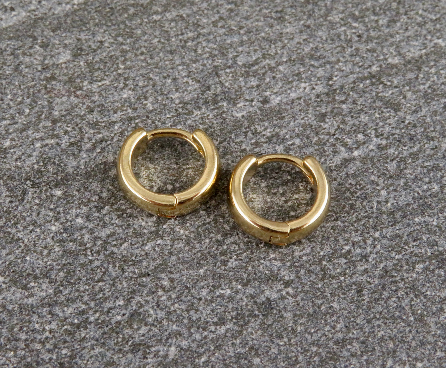Gold Filled Clicker Hoops - Small