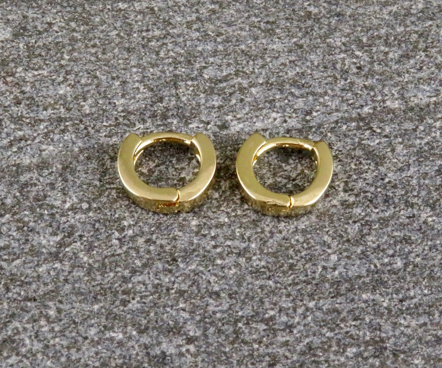Gold Filled Square Edged Hoops - Medium