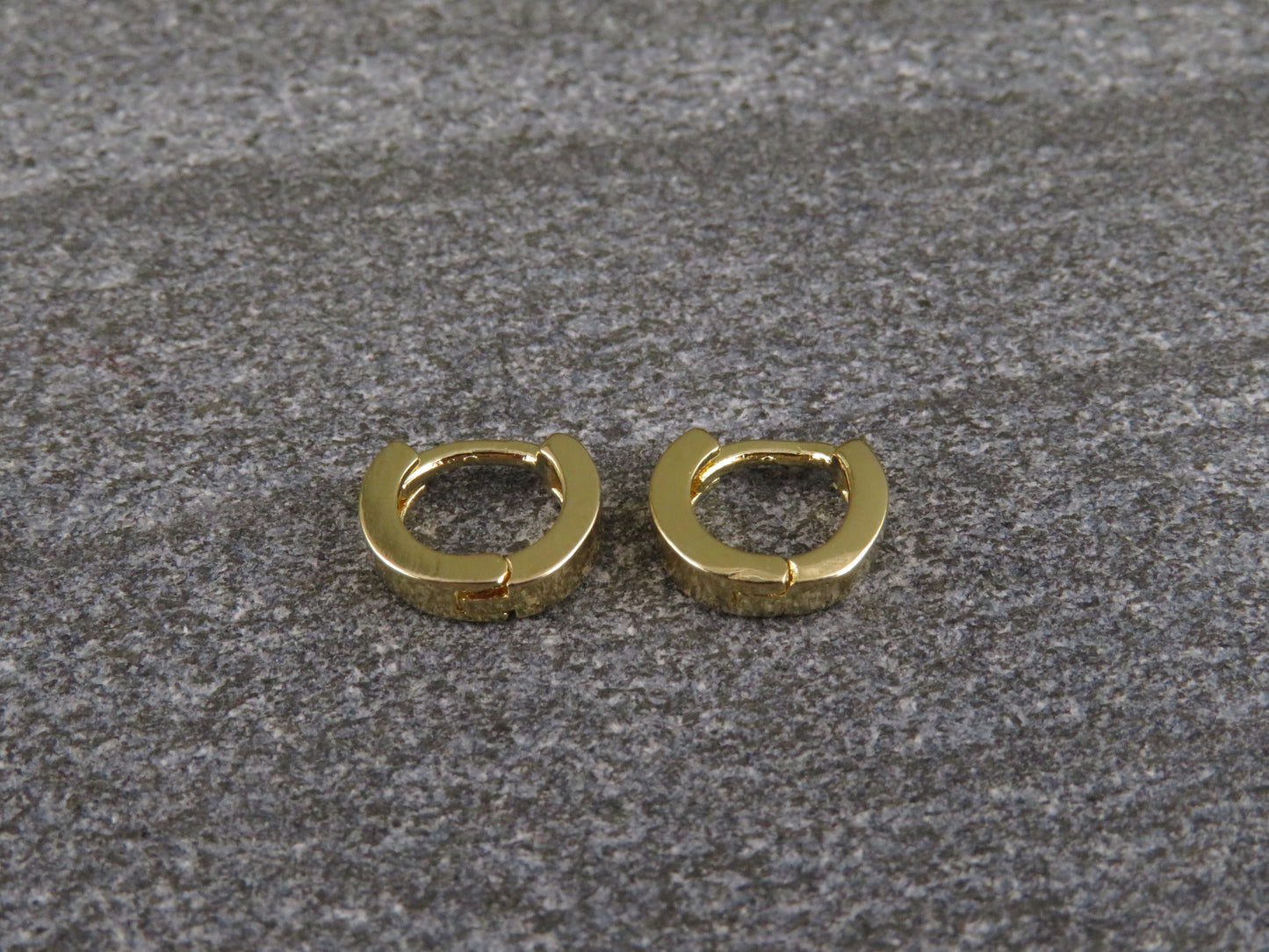Gold Filled Square Edged Hoops - Medium